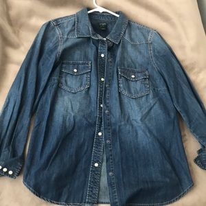Jcrew denim shirt